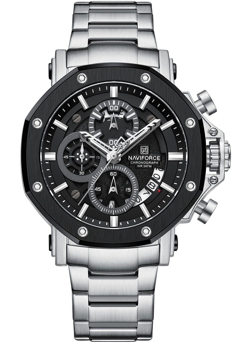Naviforce Watch For Men NF8065-S-B-S